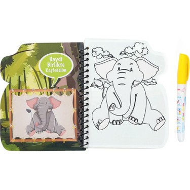 Orman Alemi Water Painting Sihirli Sulu Kalem Ile Boyama Kitabi