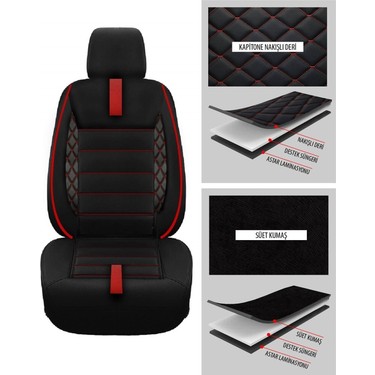 max tech honda jazz deri detayli oto koltuk kilifi on arka fiyati