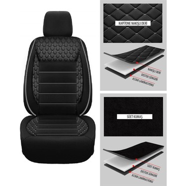 Max Tech Renault Broadway Deri Detayli Kapitone Oto Koltuk Fiyati