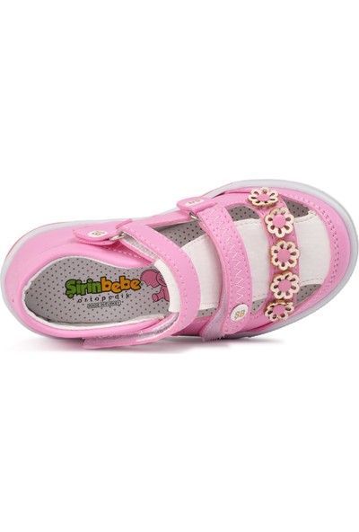 Şiringenç 011 Pembe-Beyaz Comfort Kız Çocuk Günlük Ayakkabı