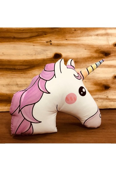 Hediye Deposu Sevimli Unicorn 3D Yastık
