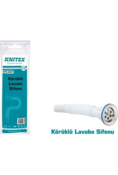 Knitex Körüklü Lavabo Sifonu KTX-2581