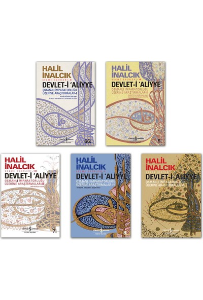 Halil Inalcık Devleti Aliyye Set 5 Kitap Iş Bankası Kültür Yayınları