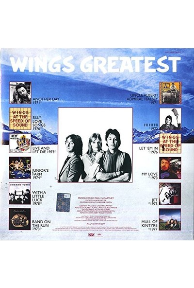 Wings Greatest Plak