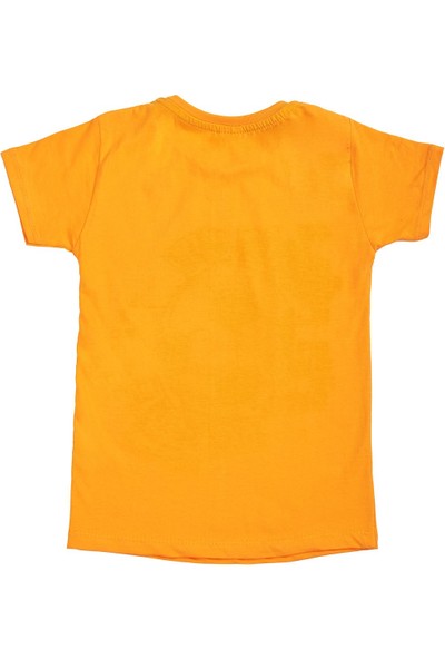 Eren Nanu Sarı Erkek Çocuk Futbol Baskılı Tişört