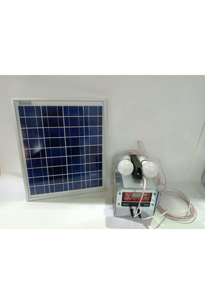 Gesper Taşınabilir Solar Aydınlatma Sistemi 2 Lambalı