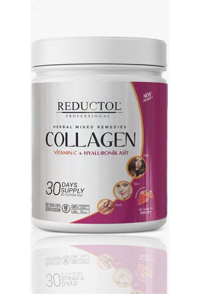 Reductol Collagen Kolajen Toz Vitamin C + Hyaluronik Asit 300 gr