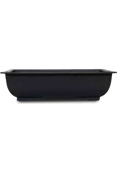 Ören Bonsai Plastik Bonsai Sukulent Alıştırma Saksısı 27 cm Siyah