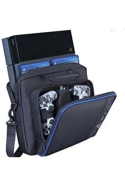 Konsol İstasyonu Sony Ps4 Playstation 4 Standart/Slim Taşıma Çantası Siyah