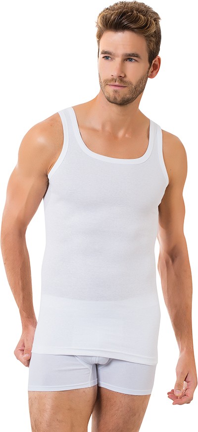 Öztaş Underwear 3'lü Erkek Ribana Atlet