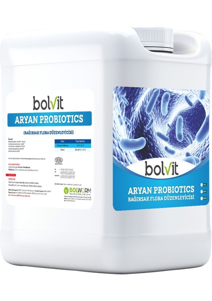 Sezer Arıcılık Bolvit Aryan Probiotics  5 Lt