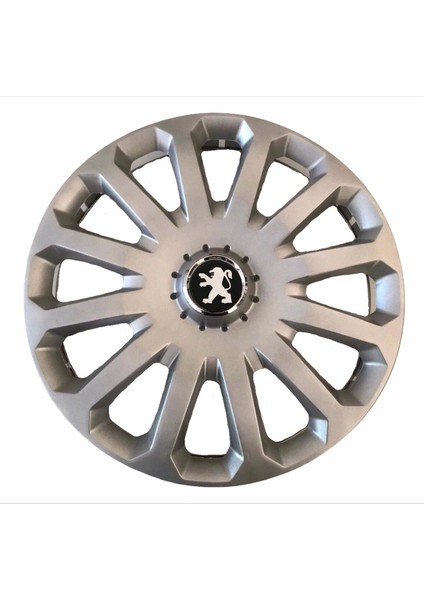 Peugeot Expert 15'' Inç Gri 4'lü Set Jant Kapağı Çelik Jant Görünümlü