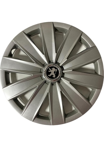Peugeot 807 14'' Inç Gri 4'lü Set Jant Kapağı Çelik Jant Görünümlü