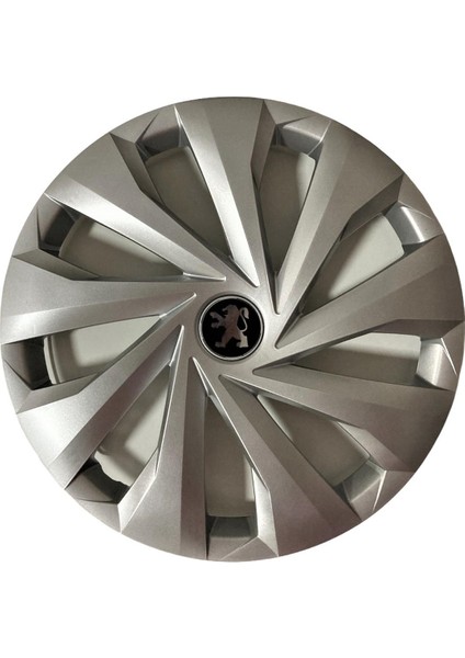 Peugeot 407 14'' Inç Gri 4'lü Set Jant Kapağı Çelik Jant Görünümlü