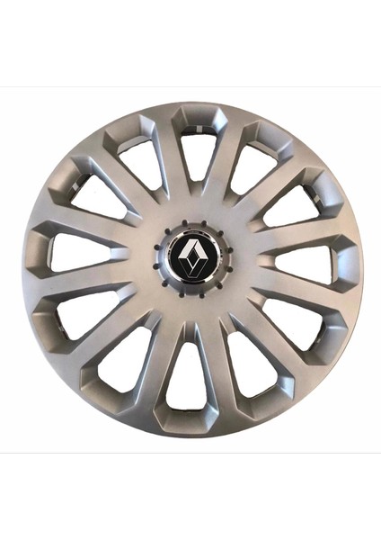 Renault Clio 4 15'' Inç Gri 4'lü Set Jant Kapağı