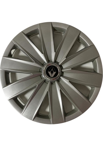 Renault Clio 4 15'' Inç Gri 4'lü Set Jant Kapağı