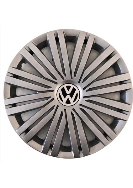 Volkswagen Vw Cc 14'' Inç Gri 4'lü Set Jant Kapağı Çelik Jant Görünümlü