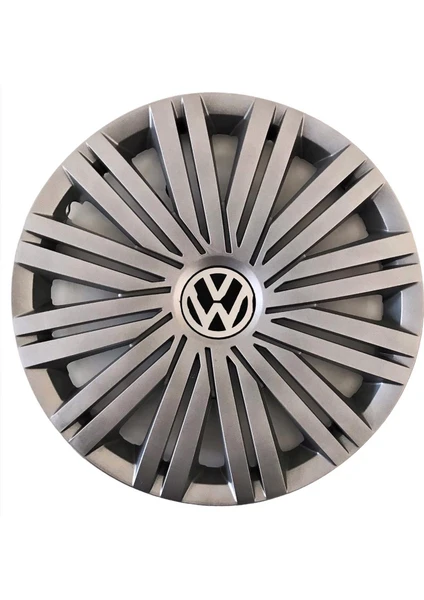 Volkswagen Vw Cc 14'' Inç Gri 4'lü Set Jant Kapağı Çelik Jant Görünümlü