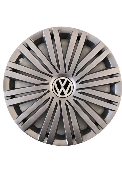 Volkswagen Beetle 15'' Inç Gri 4'lü Set Jant Kapağı Çelik Jant Görünümlü
