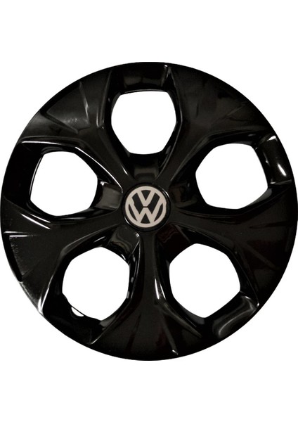 Volkswagen Up Club 13'' Inç Piano Black 4'lü Set Jant Kapağı Çelik Jant Görünümlü