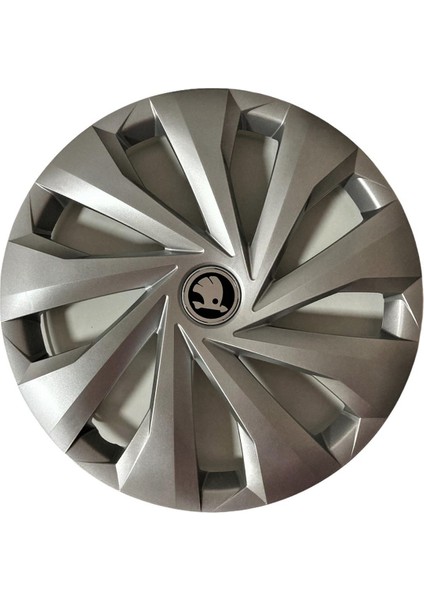 Skoda Citigo 14'' Inç Gri 4'lü Set Jant Kapağı Çelik Jant Görünümlü