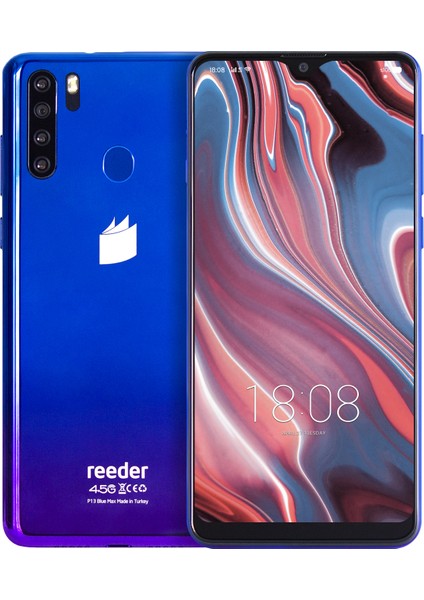 P13 Blue Max 64 GB (Reeder Türkiye Garantili) Mavi