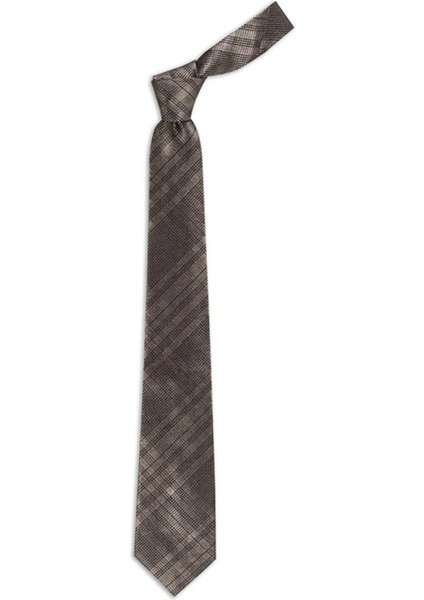 Bronz Rengi Desenli 8 cm Genişliğinde Ipek Kravat fiyatları