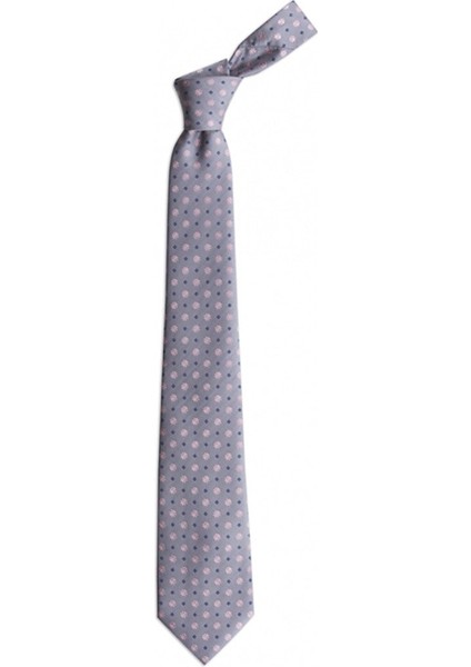 Pembe Desenli 8 cm Genişliğinde Kravat