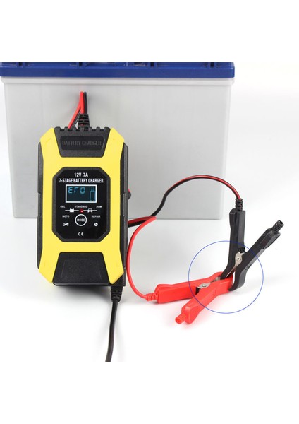 12V 7A Kurşun-Asit Araç Akü Şarj Cihazı (Yurt Dışından)