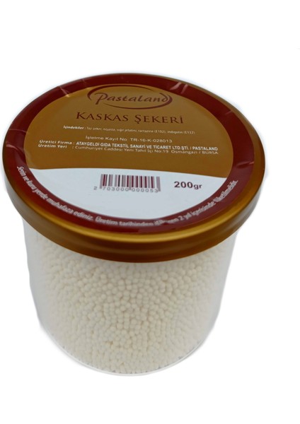 Kaskas Şekeri 200 gr (Beyaz) fiyatları