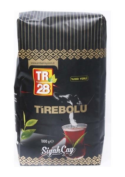TR28 Siyah Çay Özel Hasat 1000 gr x 3 Adet