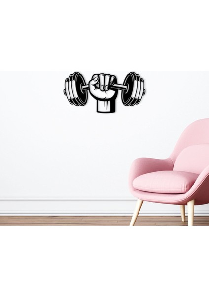 Gift Gym Tasarımlı Ahşap Duvar Süsü-10