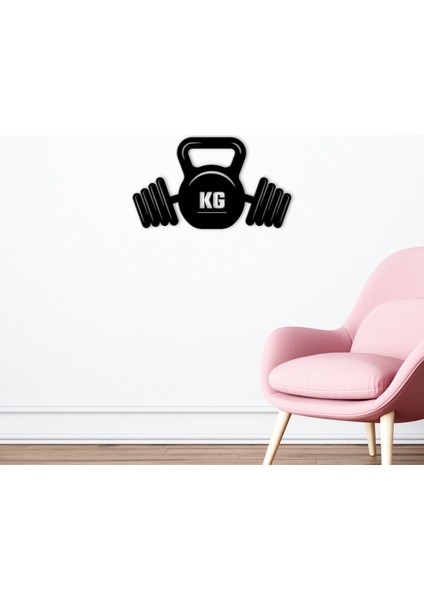 Gift Gym Tasarımlı Ahşap Duvar Süsü-20