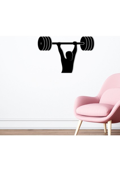 Gift Gym Tasarımlı Ahşap Duvar Süsü-19