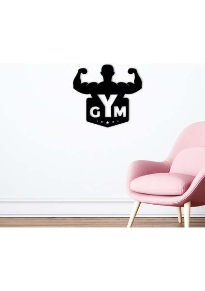 Gift Gym Tasarımlı Ahşap Duvar Süsü-22