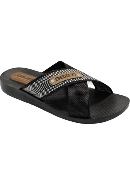 Erkek Siyah Terlik Banyo Deniz Havuz Ev TERLIĞI-10493