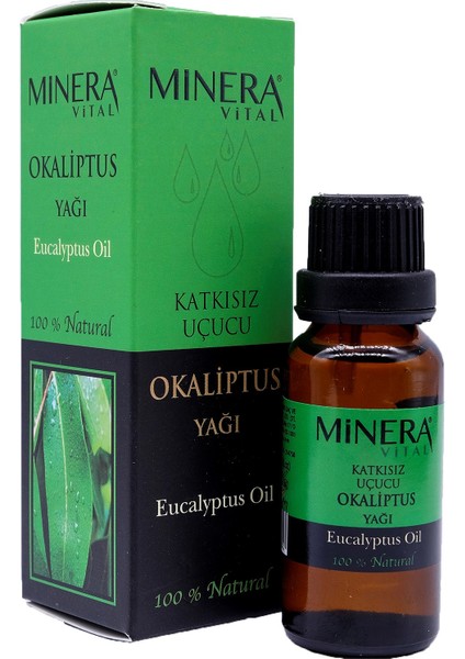Okaliptus Yağı 20 ml Katkısız Içilebilir & Sürülebilir