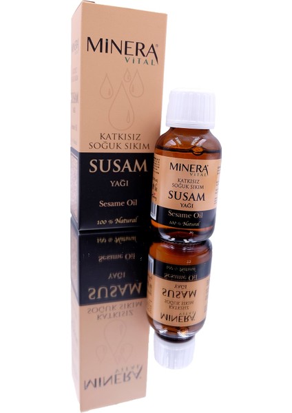 Susam Yağı 50 ml Katkısız Içilebilir & Sürülebilir