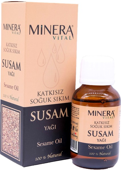 Susam Yağı 50 ml Katkısız Içilebilir & Sürülebilir