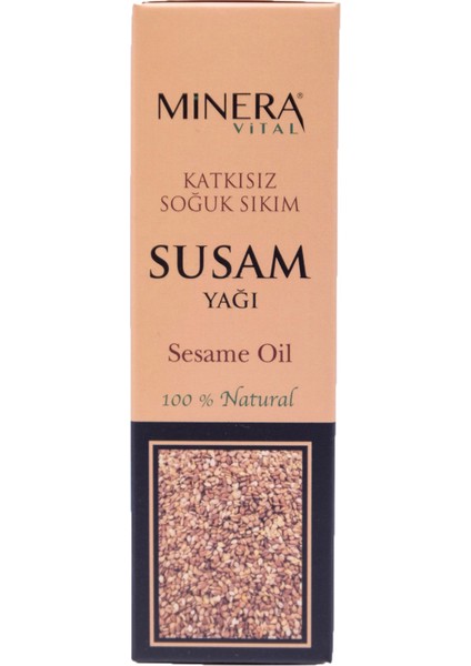 Susam Yağı 50 ml Katkısız Içilebilir & Sürülebilir