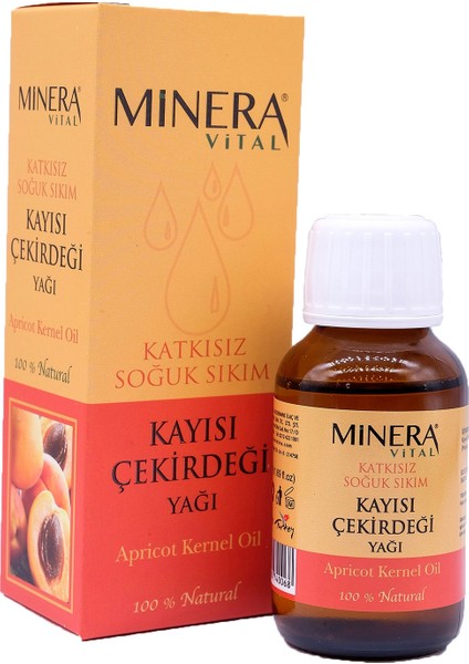 Kayısı Çekirdeği Yağı 50 ml Katkısız Içilebilir & Sürülebilir