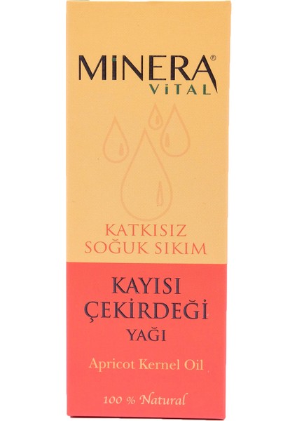 Kayısı Çekirdeği Yağı 50 ml Katkısız Içilebilir & Sürülebilir