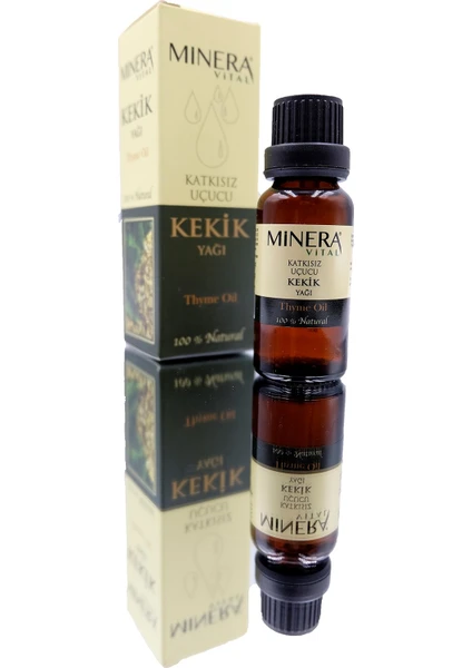 Minera Vital Kekik Yağı 20 ml Katkısız Içilebilir & Sürülebilir