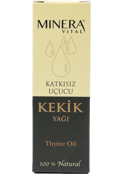 Minera Vital Kekik Yağı 20 ml Katkısız Içilebilir & Sürülebilir