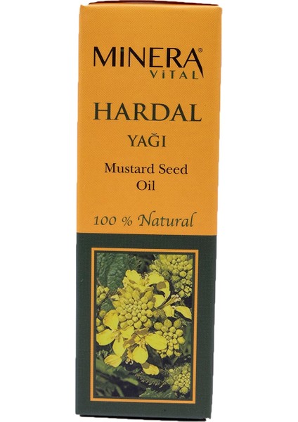 Minera Vital Hardal Yağı 30 ml Katkısız Içilebilir & Sürülebilir