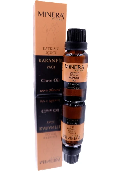 Minera Vital Karanfil Yağı 20 ml Katkısız Içilebilir & Sürülebilir