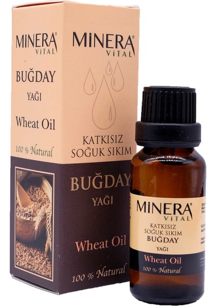 Buğday Yağı 20 ml Katkısız Içilebilir & Sürülebilir