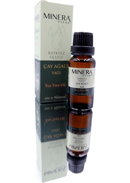 Çay Ağacı Yağı 20 ml Katkısız Içilebilir & Sürülebilir