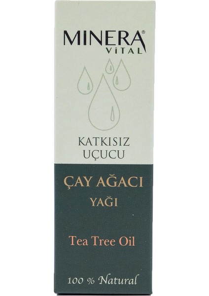 Çay Ağacı Yağı 20 ml Katkısız Içilebilir & Sürülebilir