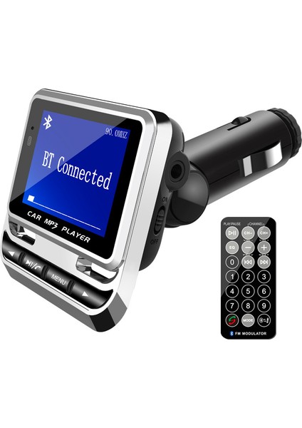 1st tryBT Bluetooth Araç Çift USB Şarj Mp3 FM Transmitter - Siyah (Yurt Dışından)